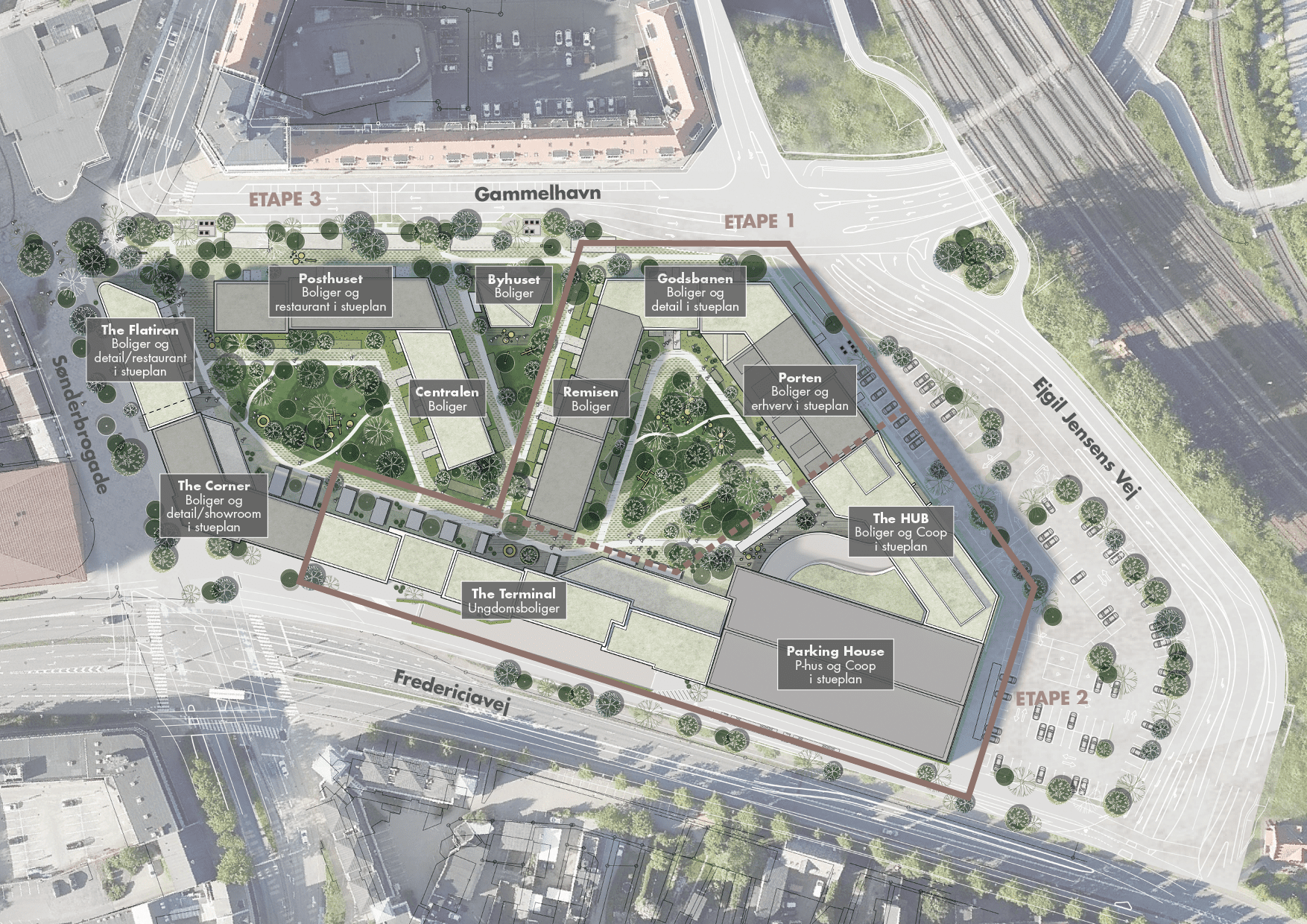 Oversigtskort Gammelhavn